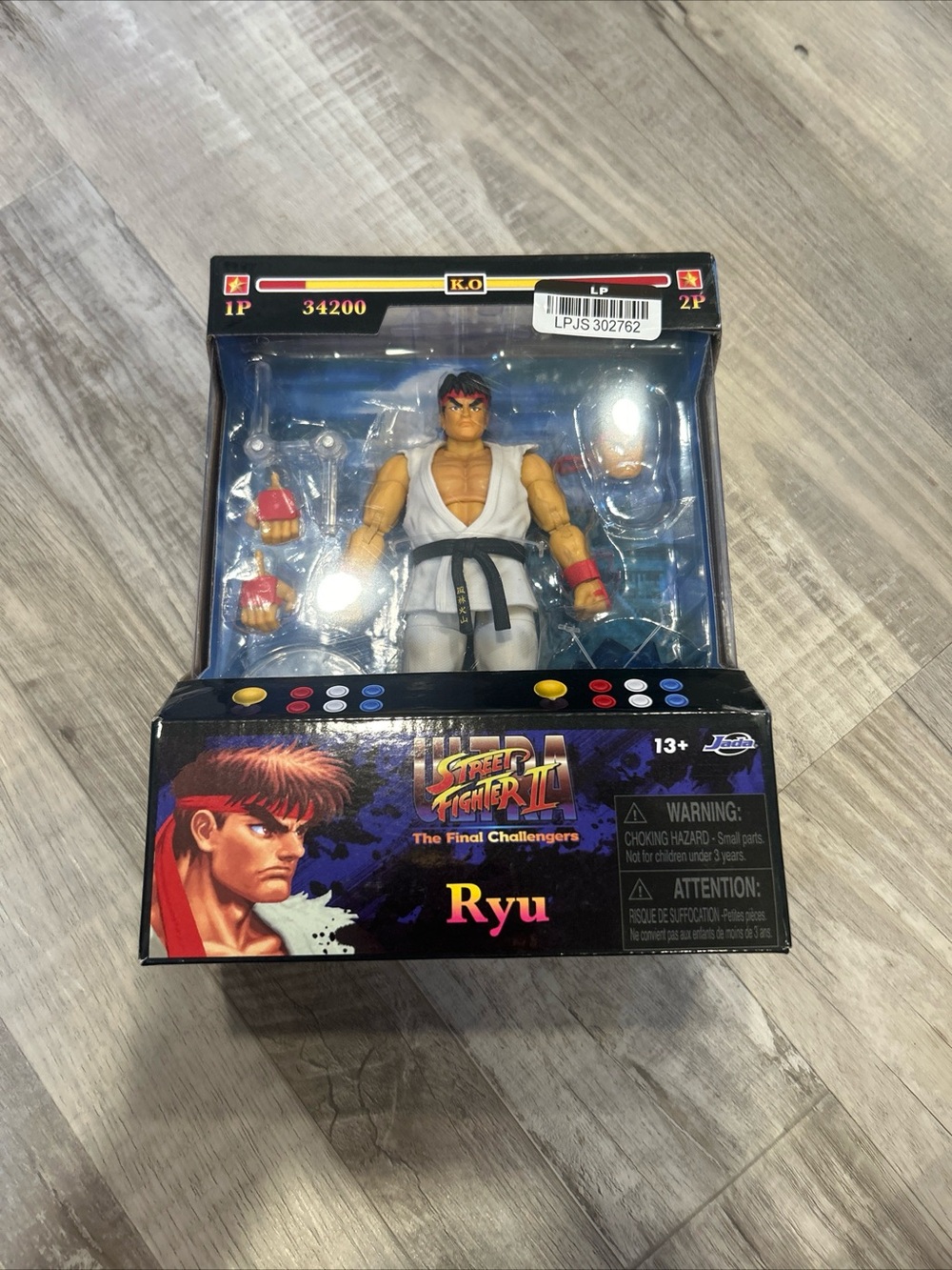 Jada Toys Ryu Ultra Street Fighter II The Final Challengers Anime Figure Boxed